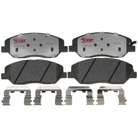 R/M Brakes BRAKE PADS OEM OE Replacement Hybrid Technology Includes Mounting Hardware EHT1202H